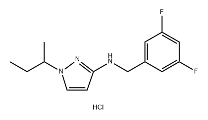 1-sec-butyl-N-(3,5-difluorobenzyl)-1H-pyrazol-3-amine Structure