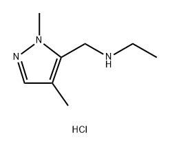 (1,4-dimethyl-1H-pyrazol-5-yl)methyl]ethylamine,1856044-99-9,结构式