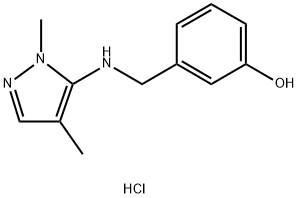 3-{[(1,4-dimethyl-1H-pyrazol-5-yl)amino]methyl}phenol|