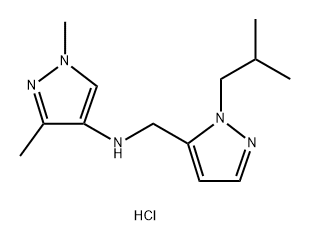 N-[(1-isobutyl-1H-pyrazol-5-yl)methyl]-1,3-dimethyl-1H-pyrazol-4-amine|