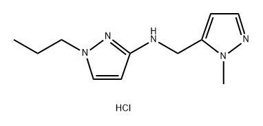 N-[(1-methyl-1H-pyrazol-5-yl)methyl]-1-propyl-1H-pyrazol-3-amine Structure