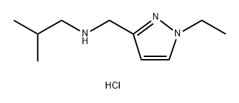 (1-ethyl-1H-pyrazol-3-yl)methyl]isobutylamine Structure