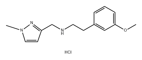 2-(3-methoxyphenyl)-N-[(1-methyl-1H-pyrazol-3-yl)methyl]ethanamine Structure