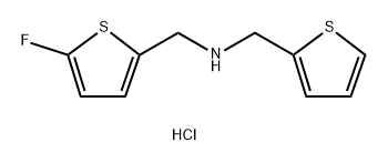 1-(5-fluoro-2-thienyl)-N-(2-thienylmethyl)methanamine Structure