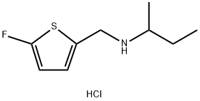 sec-butyl[(5-fluoro-2-thienyl)methyl]amine Structure