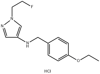 N-(4-ethoxybenzyl)-1-(2-fluoroethyl)-1H-pyrazol-4-amine 结构式