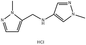 1-methyl-N-[(1-methyl-1H-pyrazol-5-yl)methyl]-1H-pyrazol-4-amine Structure