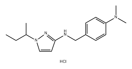 1-sec-butyl-N-[4-(dimethylamino)benzyl]-1H-pyrazol-3-amine,1856075-81-4,结构式
