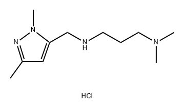 N'-[(1,3-dimethyl-1H-pyrazol-5-yl)methyl]-N,N-dimethylpropane-1,3-diamine,1856079-30-5,结构式