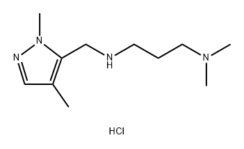 N'-[(1,4-dimethyl-1H-pyrazol-5-yl)methyl]-N,N-dimethylpropane-1,3-diamine Structure