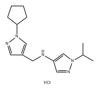 1856081-16-7 N-[(1-cyclopentyl-1H-pyrazol-4-yl)methyl]-1-isopropyl-1H-pyrazol-4-amine