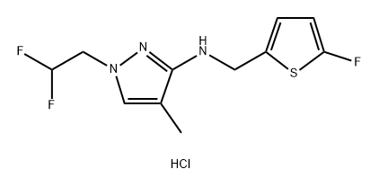 1856084-94-0 1-(2,2-difluoroethyl)-N-[(5-fluoro-2-thienyl)methyl]-4-methyl-1H-pyrazol-3-amine