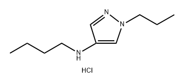 N-butyl-1-propyl-1H-pyrazol-4-amine,1856086-32-2,结构式