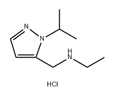 ethyl[(1-isopropyl-1H-pyrazol-5-yl)methyl]amine,1856091-12-7,结构式