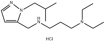 N,N-diethyl-N'-[(1-isobutyl-1H-pyrazol-5-yl)methyl]propane-1,3-diamine Structure