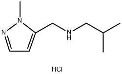 isobutyl[(1-methyl-1H-pyrazol-5-yl)methyl]amine Structure