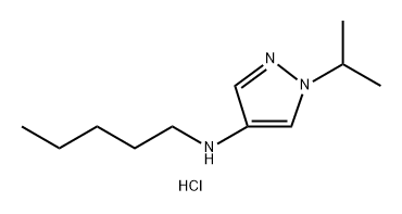 1-isopropyl-N-pentyl-1H-pyrazol-4-amine Structure