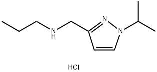 (1-isopropyl-1H-pyrazol-3-yl)methyl]propylamine Structure