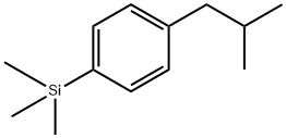 (4-Isobutylphenyl)trimethylsilane,1856159-30-2,结构式