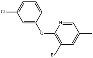 1856839-13-8 3-Bromo-2-(3-chlorophenoxy)-5-methylpyridine