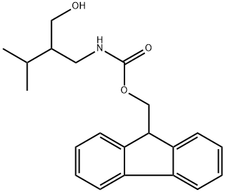 (9H-Fluoren-9-yl)methyl (2-(hydroxymethyl)-3-methylbutyl)carbamate Structure