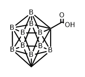 m-Carborane-1-carboxylic Acid Structure