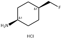 顺式-4-(氟甲基)环己胺盐酸盐 结构式