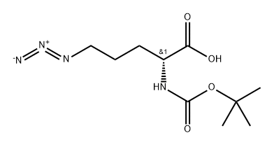 D-Norvaline, 5-azido-N-[(1,1-dimethylethoxy)carbonyl]-|