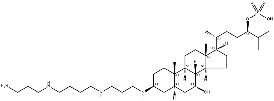 Trodusquemine 结构式