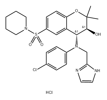 BMS-199264 HYDROCHLORIDE Struktur