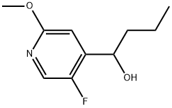 5-Fluoro-2-methoxy-α-propyl-4-pyridinemethanol Structure