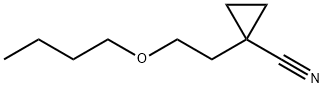 1-(2-butoxyethyl)cyclopropane-1-carbonitrile,1862681-07-9,结构式
