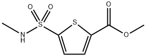 methyl 5-(methylsulfamoyl)thiophene-2-carboxylate 结构式