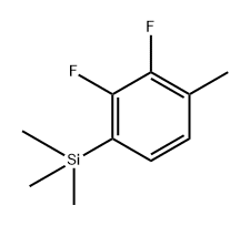 (2,3-Difluoro-4-methylphenyl)trimethylsilane 结构式