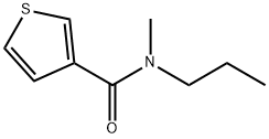 N-Methyl-N-propyl-3-thiophenecarboxamide Structure