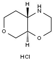 rac-(4aR,8aS)-octahydropyrano[3,4-b][1,4]oxazine hydrochloride,1864003-22-4,结构式