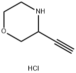 Morpholine, 3-ethynyl-, hydrochloride Structure