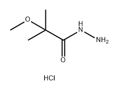 2-methoxy-2-methylpropanehydrazide hydrochloride Structure