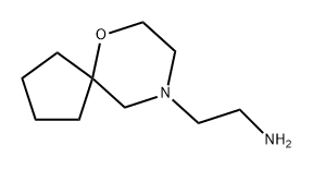 2-{6-oxa-9-azaspiro[4.5]decan-9-yl}ethan-1-amine,1864407-00-0,结构式