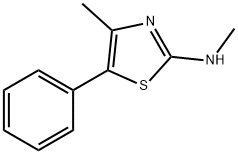 N,4-dimethyl-5-phenylthiazol-2-amine Struktur