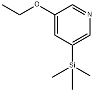 3-Ethoxy-5-(trimethylsilyl)pyridine Struktur