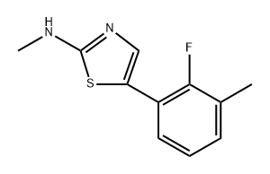 5-(2-Fluoro-3-methylphenyl)-N-methylthiazol-2-amine Structure