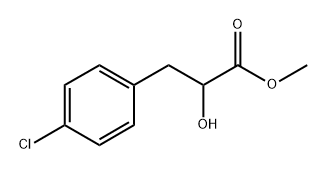 Benzenepropanoic acid, 4-chloro-α-hydroxy-, methyl ester Struktur