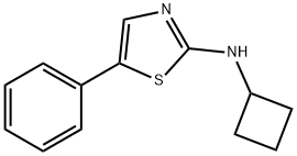 N-cyclobutyl-5-phenylthiazol-2-amine Structure