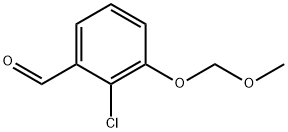 2-Chloro-3-(methoxymethoxy)benzaldehyde 化学構造式