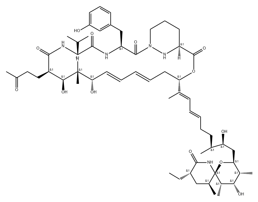 桑利菲林 A,187148-13-6,结构式