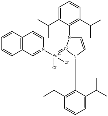 1872204-23-3 钯，[1,3-双[2,6-双(1-甲基乙基)苯基]-1,3-二氢-2H-咪唑-2-亚甲基]二氯(异喹啉)-，(SP-4-1)-