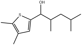 α-(1,3-Dimethylbutyl)-4,5-dimethyl-2-thiophenemethanol Structure
