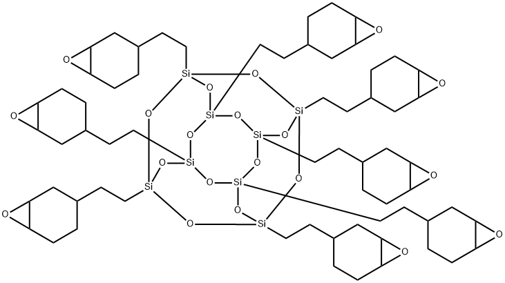 Epoxycyclohexyl POSS Cage Mixture Structure