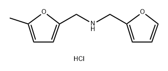 (furan-2-yl)methyl][(5-methylfuran-2-yl)methyl]amine hydrochloride 结构式